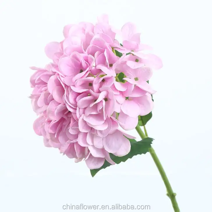 FC3008 Artificial flowers  silk hydrangea bunch for wedding decoration