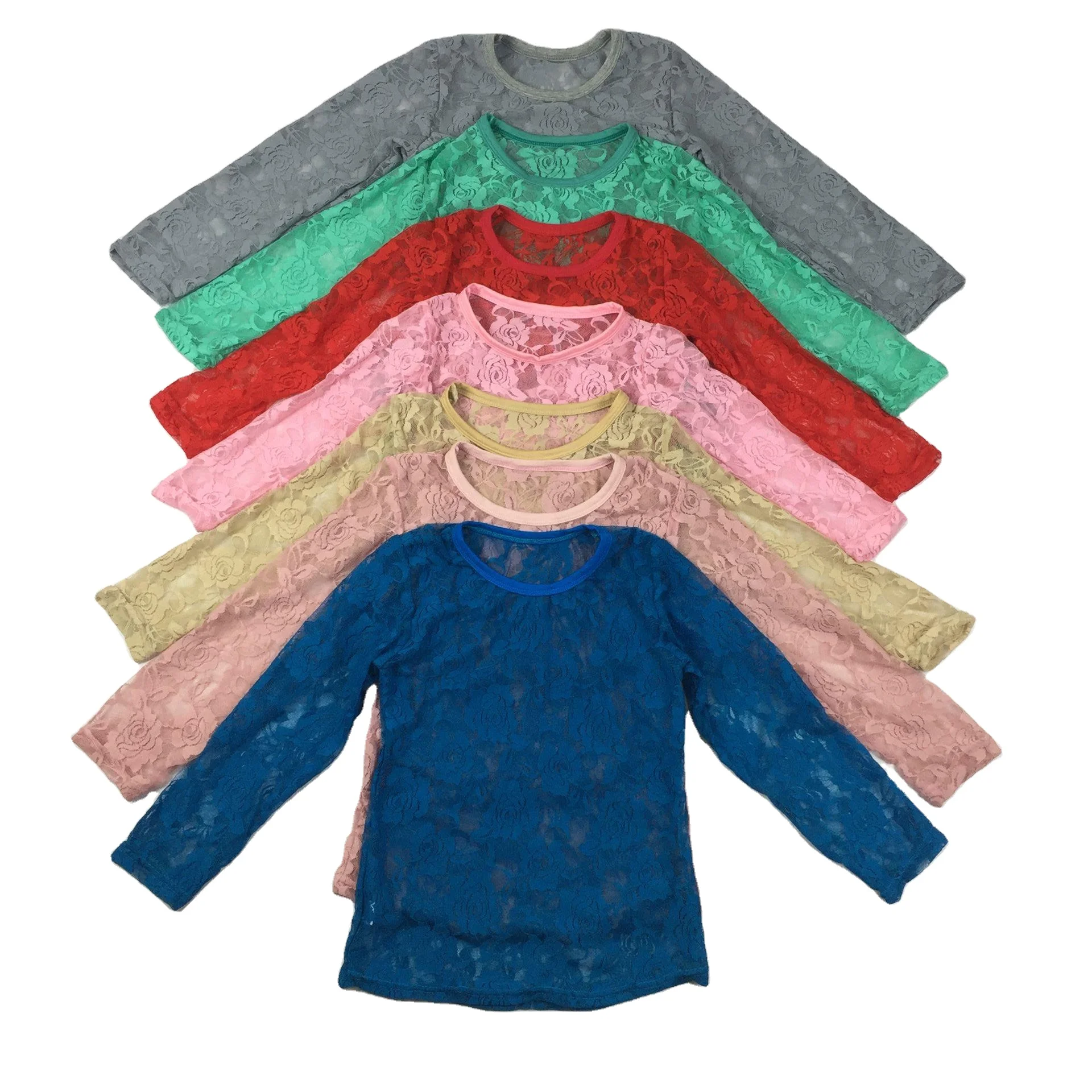 
Lace baby t-shirt clothes boutique baby clothing kids shirt children clothes wholesale 