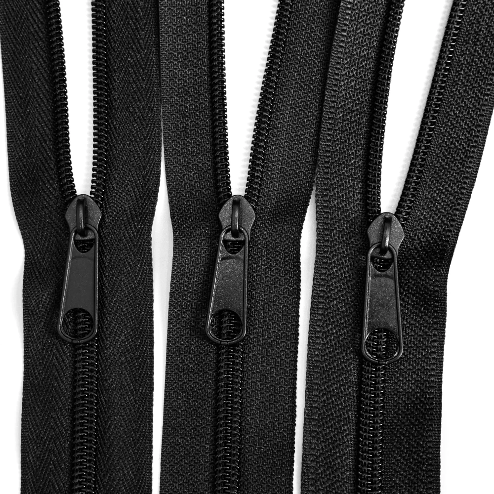 Fermeture Eclaire Nylon Cfc Zipper Rolls Size 5 For Suitcase Trolley Bag Nylon Coil Zipper Tape Nylon Zipper Long Chain A Grade