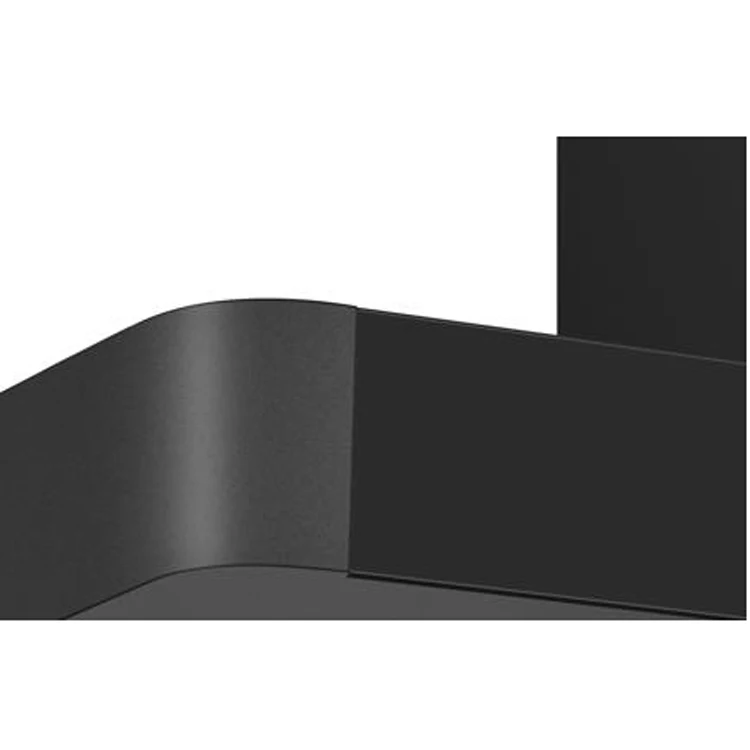 Высококачественный новый дизайн 900 мм черный медный моторный козырек из закаленного стекла для кухни