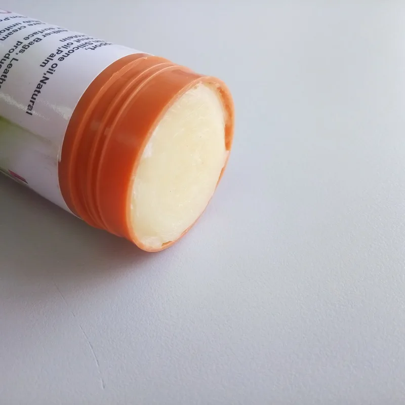 
100g Diameter 4.0cm Stick Shape Natural Brown Paste Leather Care Cleaner Shoe Polish with Brush 