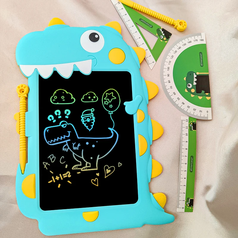 Wholesale Adorable 12 Inch Cartoon Dinosaur LCD Writing Tablets for kids