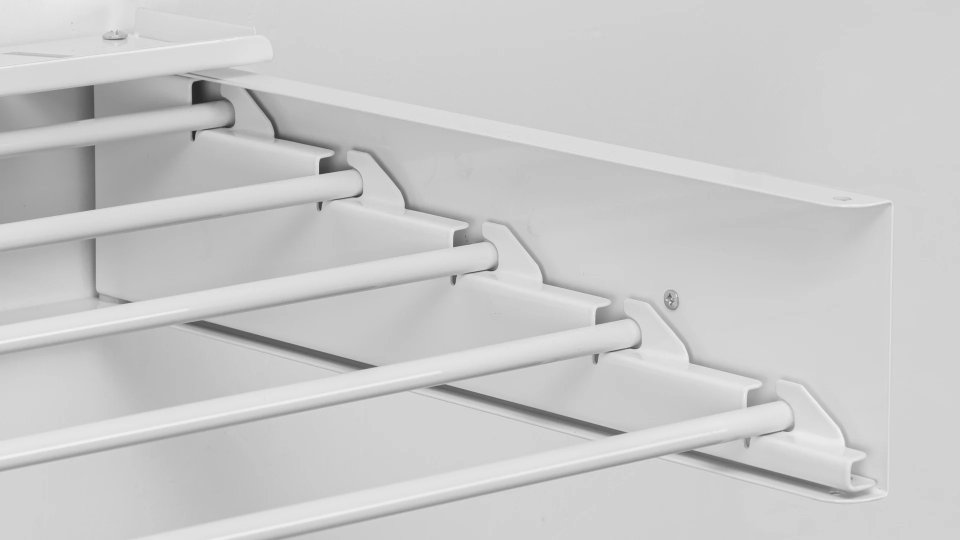 60 cm model for space saving | Wall Mounted dual purpose Clothes Hanger with Round Hooks Folding Type