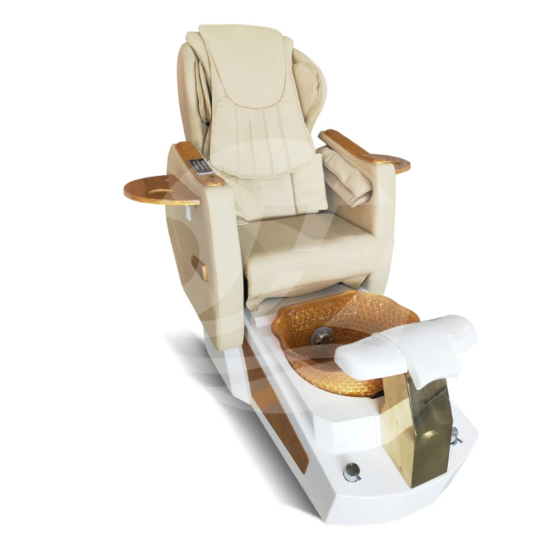 Modern luxury whirlpool light surfing foot spa massage manicure station airbag massage pedicure chairs for nail salon