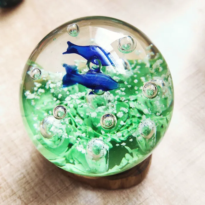 New  acrylic resin flower ball  acrylic clear ball with flower inside custom various flower available