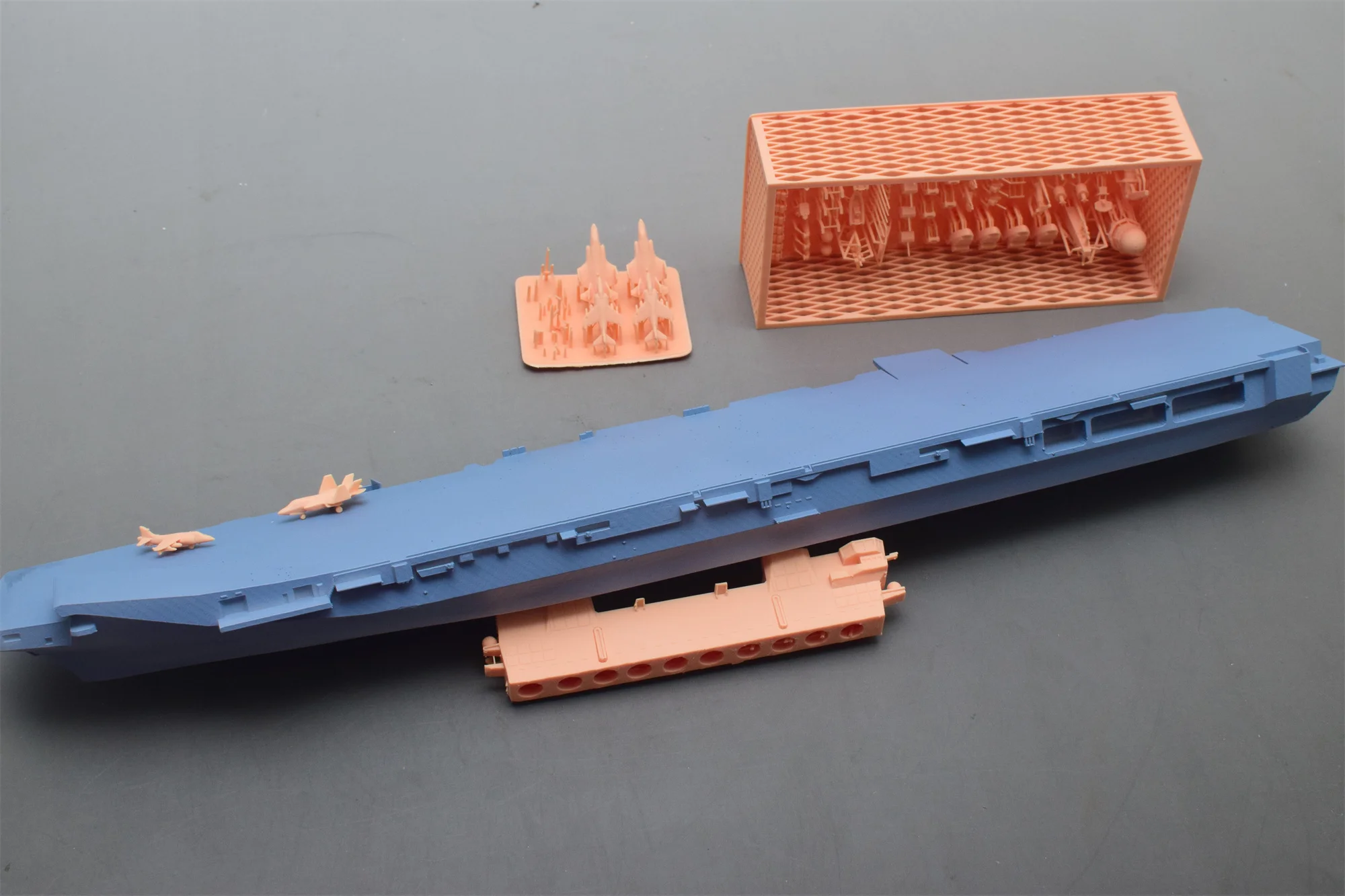 3D print kit 1/700 Italian aircraft carrier Cavour CVH 550 (waterline)