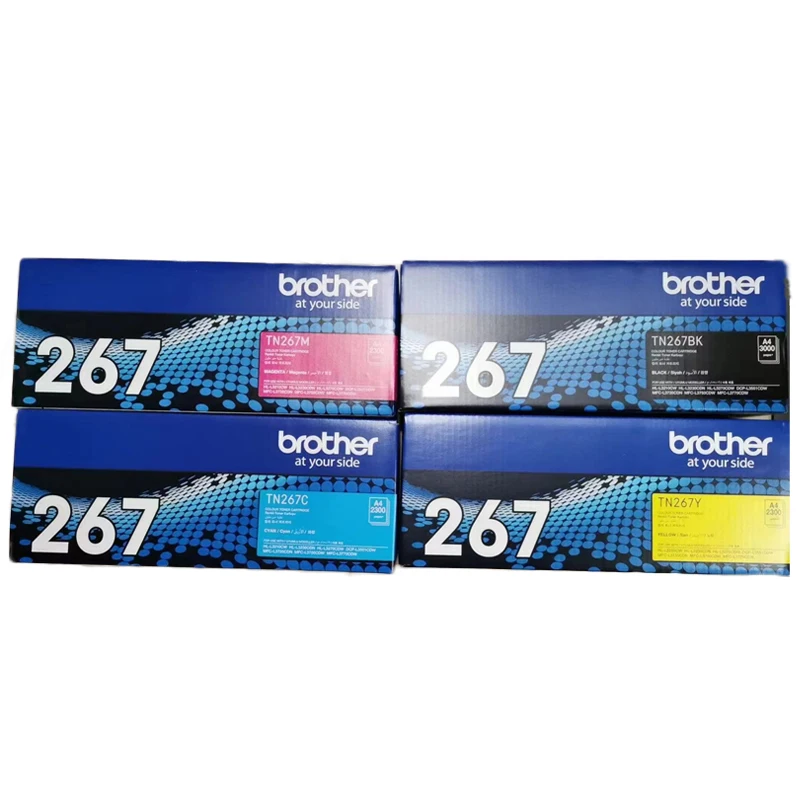 Original Tn-267 Brother Toner Cartridge for Hl-l3210Cw l3230 l3270 Dcp-l3551Cdw Mfc l3735Cdn l3750Cdw Mfc l3770