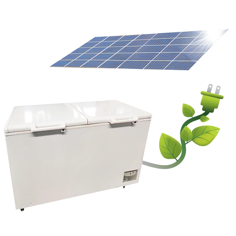 Hot Selling DC 12V Solar Energy-Saving Commercial Use Large Chest Solar Freezer