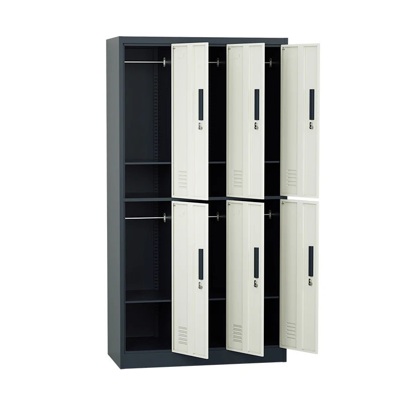 4/6/9/12/15 Door school staff wardrobe metal Locker  clothing  Cabinet  metal locker cabinet