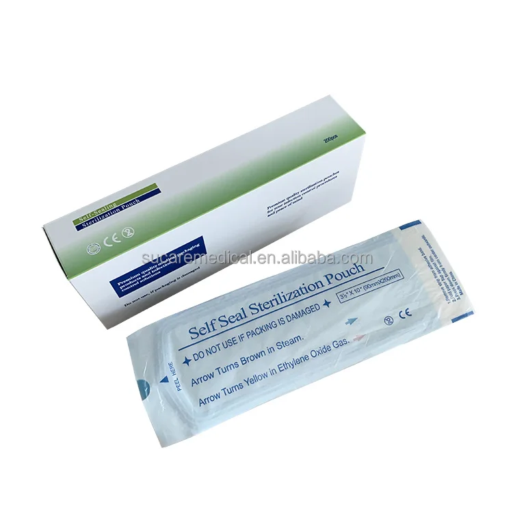 Одноразовый самозапечатывающийся стерилизационный мешочек 90 мм x 250 инструменты для маникюра мешок дезинфекции автоклава