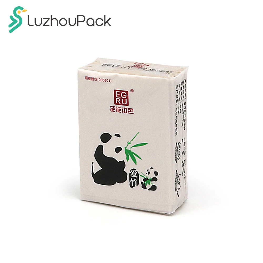 LuzhouPack ECRU mini pocket tissue Mini handkerchief Mini pack facial tissue Pocket handkerchief