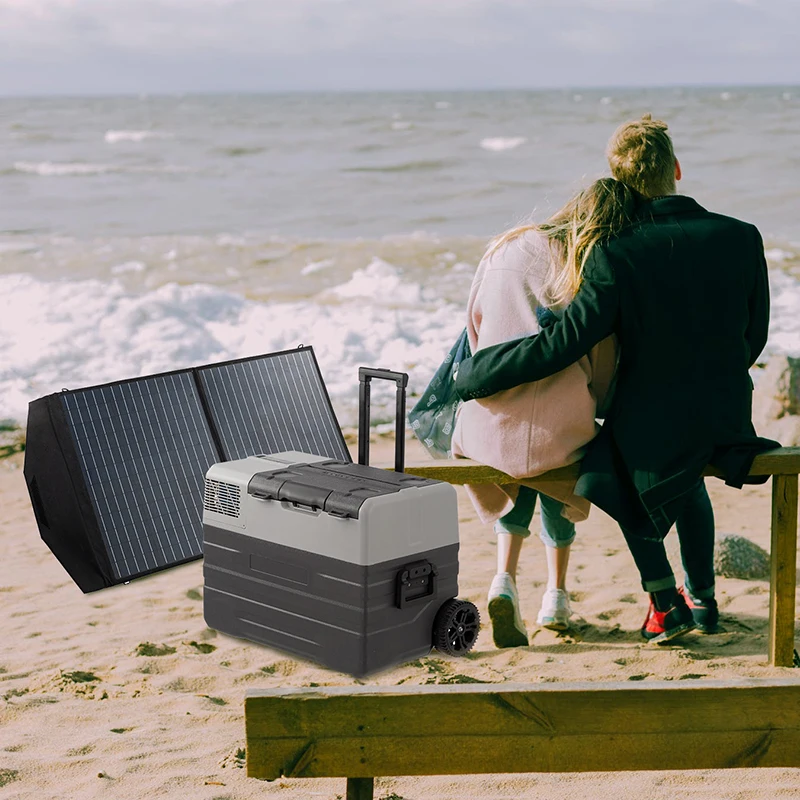 ENX42  Alpicool 12v 24v NX 43.5L Dechargeable Battery Mini Freezer Portable Car Fridge and Refrigerator for outdoor camping