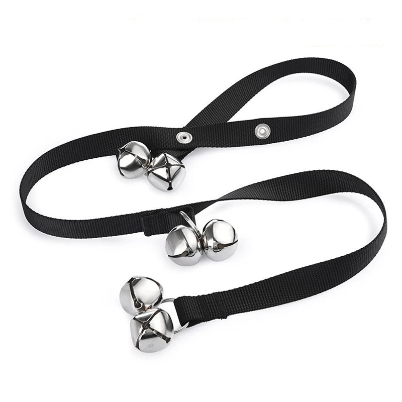 Custom Premium Dog Training Guide Pet Alarm Lanyard Nylon Adjustable Dog Barking Doorbell
