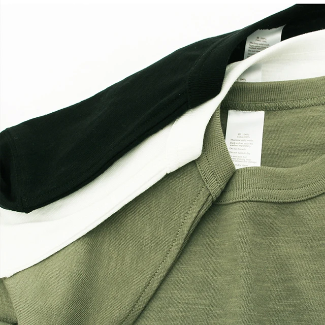 OEM custom print blank slub cotton t shirt