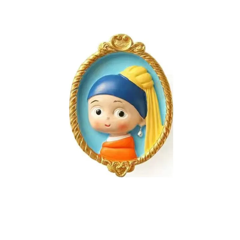 Hot Selling DIY Cartoon Graffiti Paint Plaster Doll 3D White Embryo Painted Gypsum Doll Toy