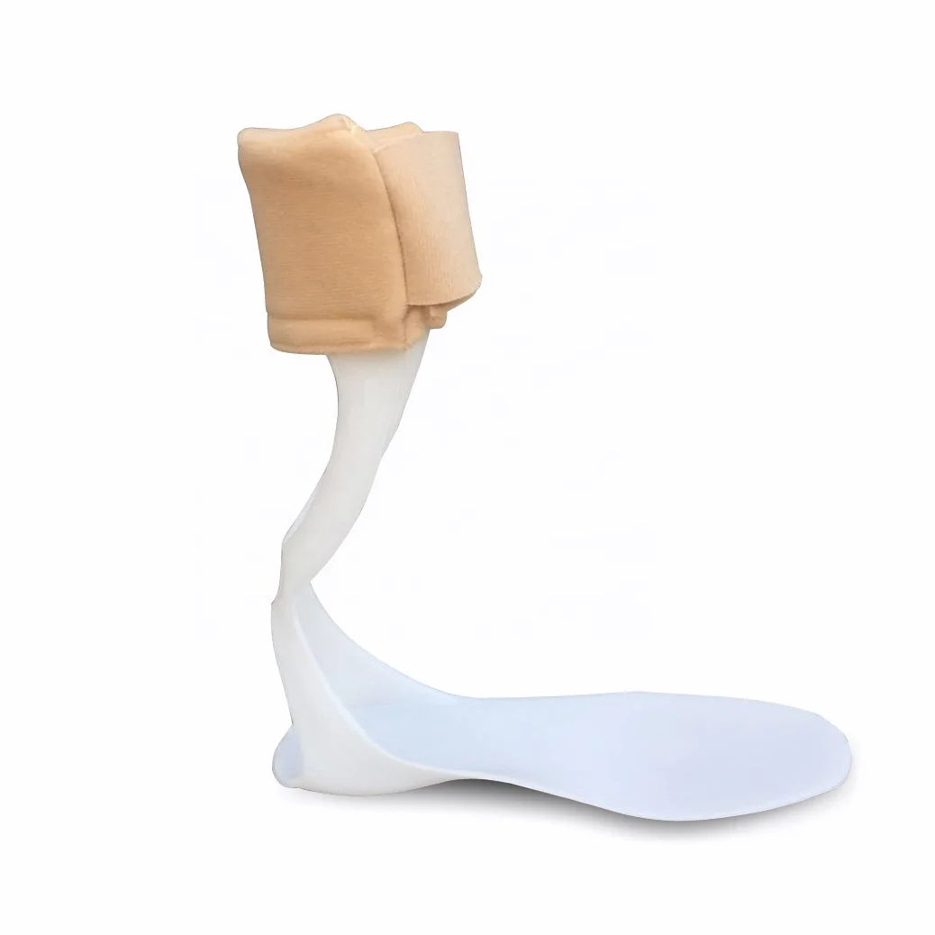 Hongan Lightweight Polyethylene Drop Foot Stabilizer,Moldable Drop Foot Orthosis for Men and Women Stroke