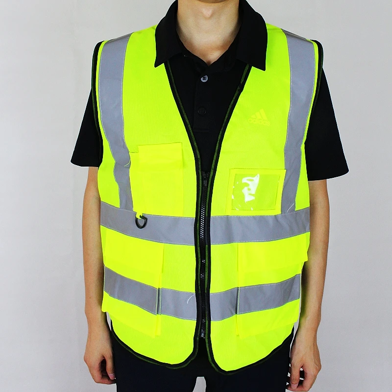 A variety of occasions traffic highly reflective breathable multi-functional reflective vest
