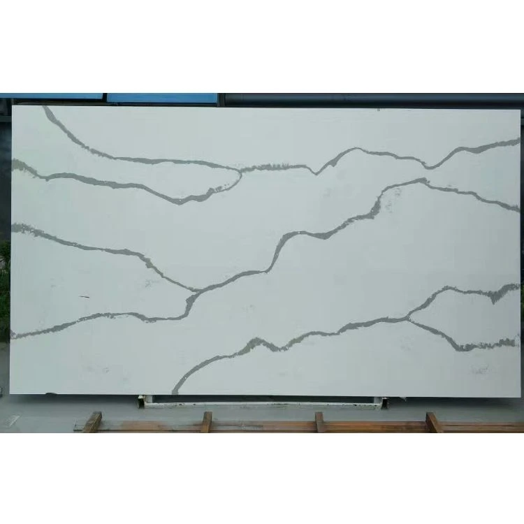 Factory direct sell artificial Stone calacatta quartz  slabs, calacatta quartz stone cheap price