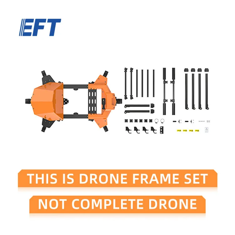 EFT High Productivity Plant Crop Protection Drone Frame G616 16 Liters UAV with Cheap Agriculture Drone Price to Deliver Seeds