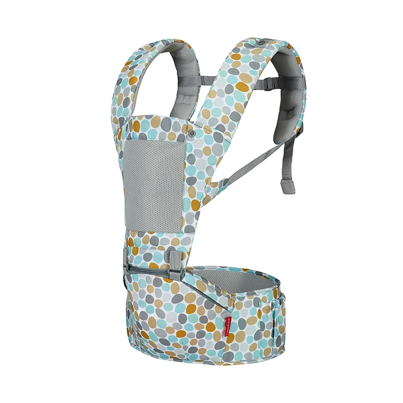 2022 Hot Sales Adjustable Polyester Foldable organic Comfortable Lightweight baby sling carrier wrap hip seat for strollers