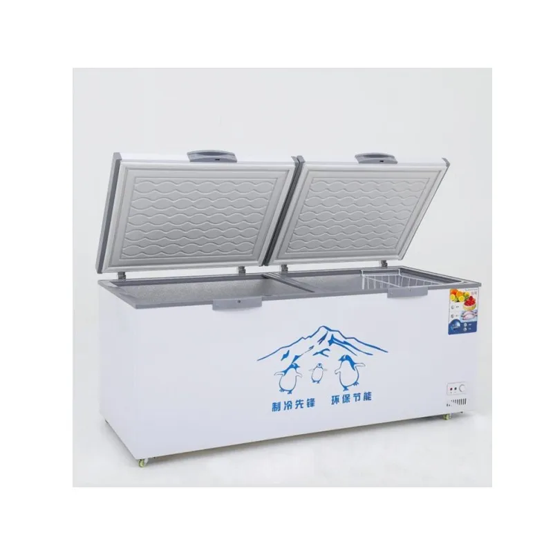 201 304 Stainless Steel Dual Zone Commercial Kitchen Refrigerator Freezer American European Style