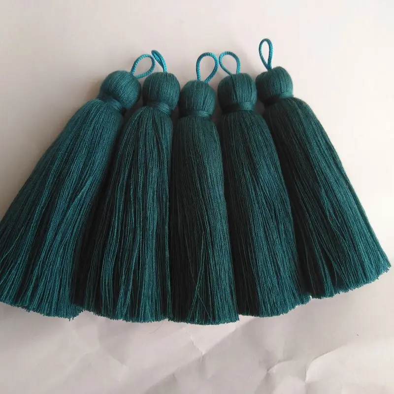 Заводской пользовательский бесплатный образец 700 цветов большой 1,2 см хлопок кисточки для ювелирных изделий