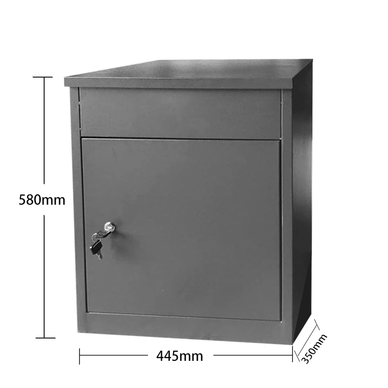 standing delivery Box Package Postbox Large Lockable free standing anti theft parcel box unique mailboxes sale