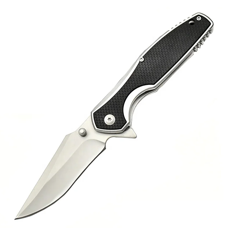 High Quality Ball Bearing Tactical Folding Camping Knife D2 Steel Blade G10 Handle Survival Hunting Multi-Function EDC Tool