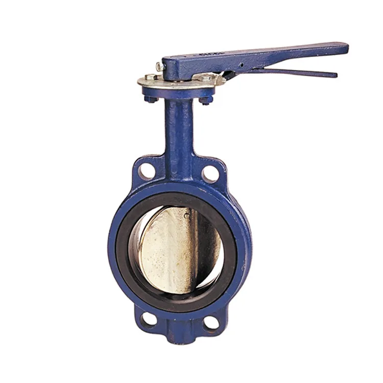 
Excellent DN40 Soft Seal PTFE Manual Handle Wafer Valve Stainless Steel 304 Disc Butterfly Valve 