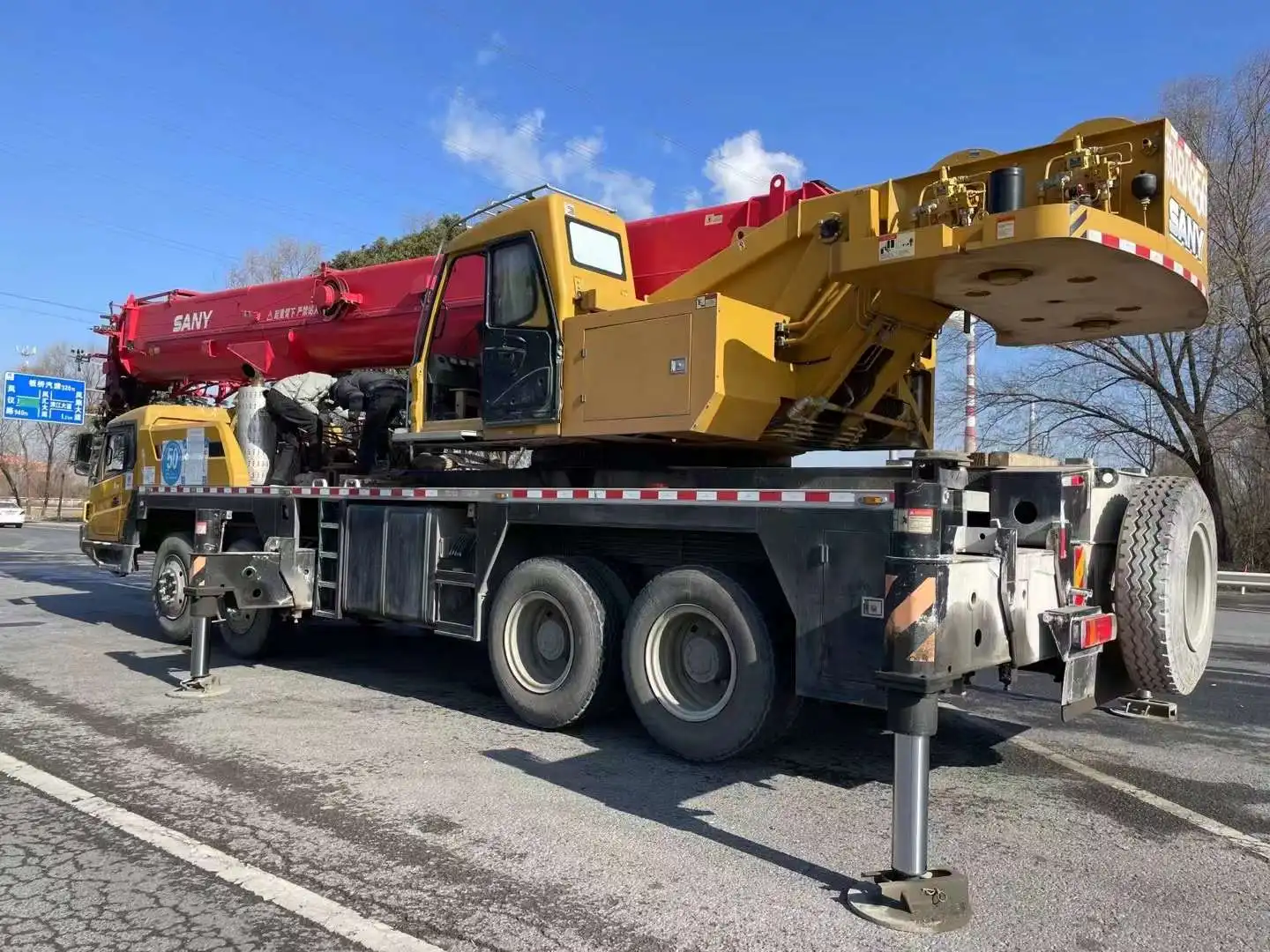 75ton used truck crane Kato/Tadano Japan original for sale