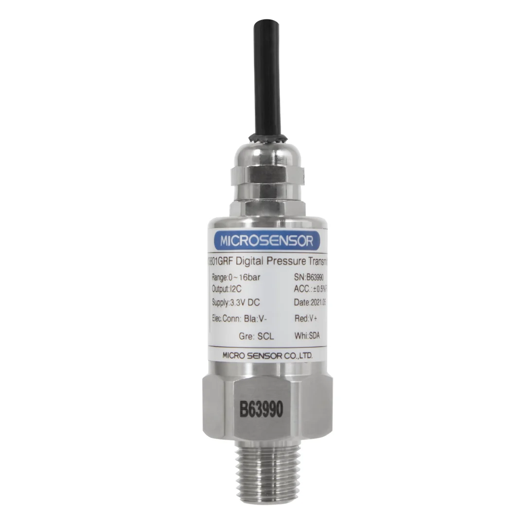 Microsensor MPM3801GRF Digital I2C Output Pressure Transmitter for Gas Pressure Measurement