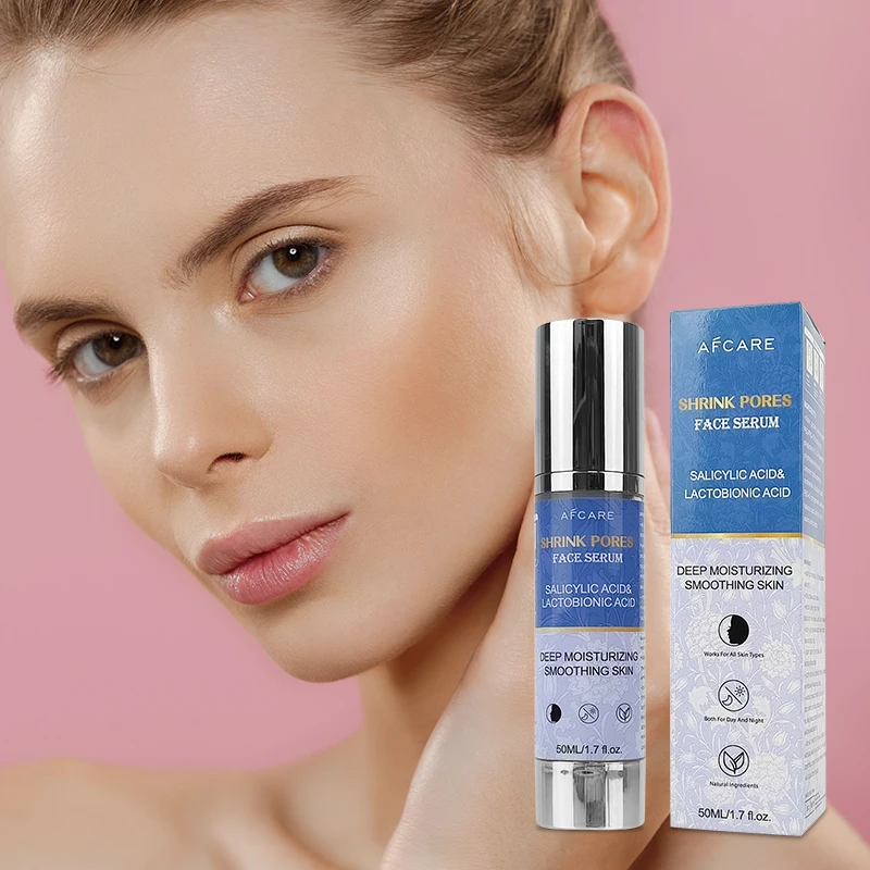 Pore Shrinking Face Serum Cruelty-free Moisturizing & Oil-control and Salicylic acid & Lactobionic acid Face Serum Private Label