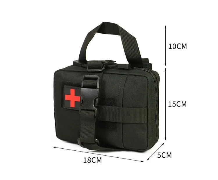 Tactical Camouflage Emergency Molle Storage Pouch Medical First Aid Bag