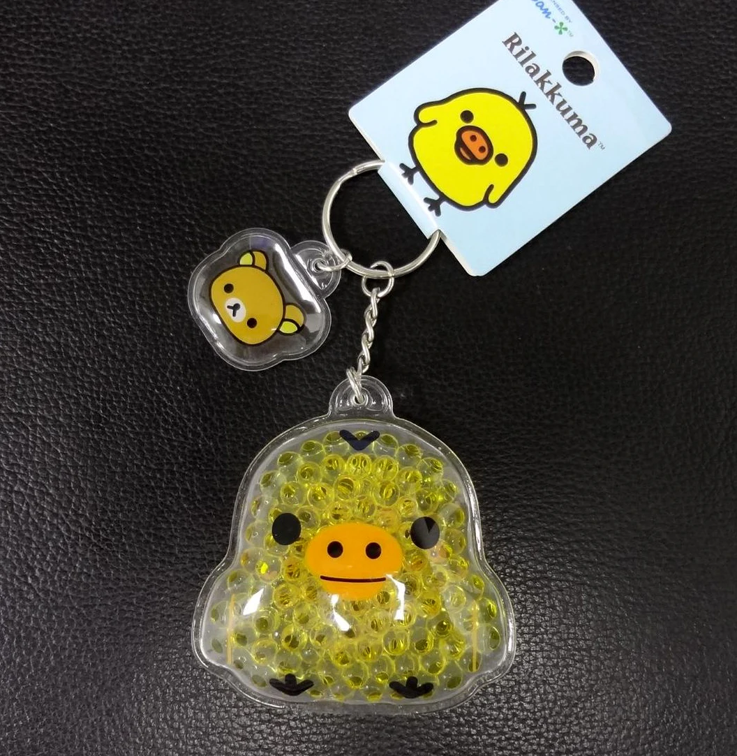 soft crystal pearl beads PVC pendant with earphone dust plug