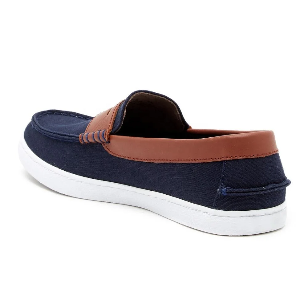 New fashion boat shoes men deck Slip-On PU casual shoes