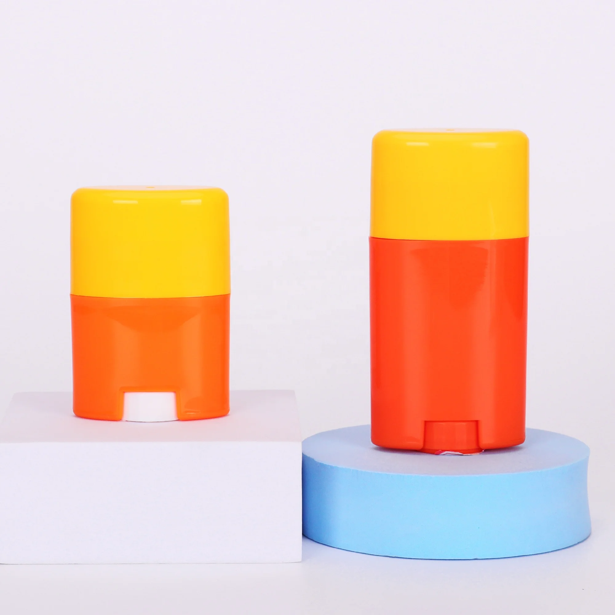 Oval Shape cosmetic deodorant container