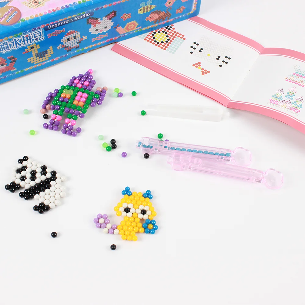 Fast shopping Children Polymer Material magic Water Sticky Bead with templates