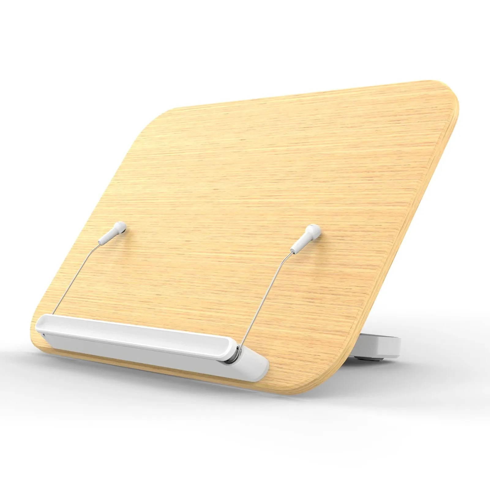 New Portable Adjustable Desktop Book Holder Stand Wooden Panel Rest Recipe Cookbook Phone Stand Cookbook Textbook Tablet Holder