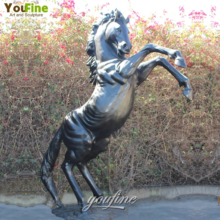 На открытом воздухе в натуральную величину бронзовая статуя лошади крылья скульптура для продажи