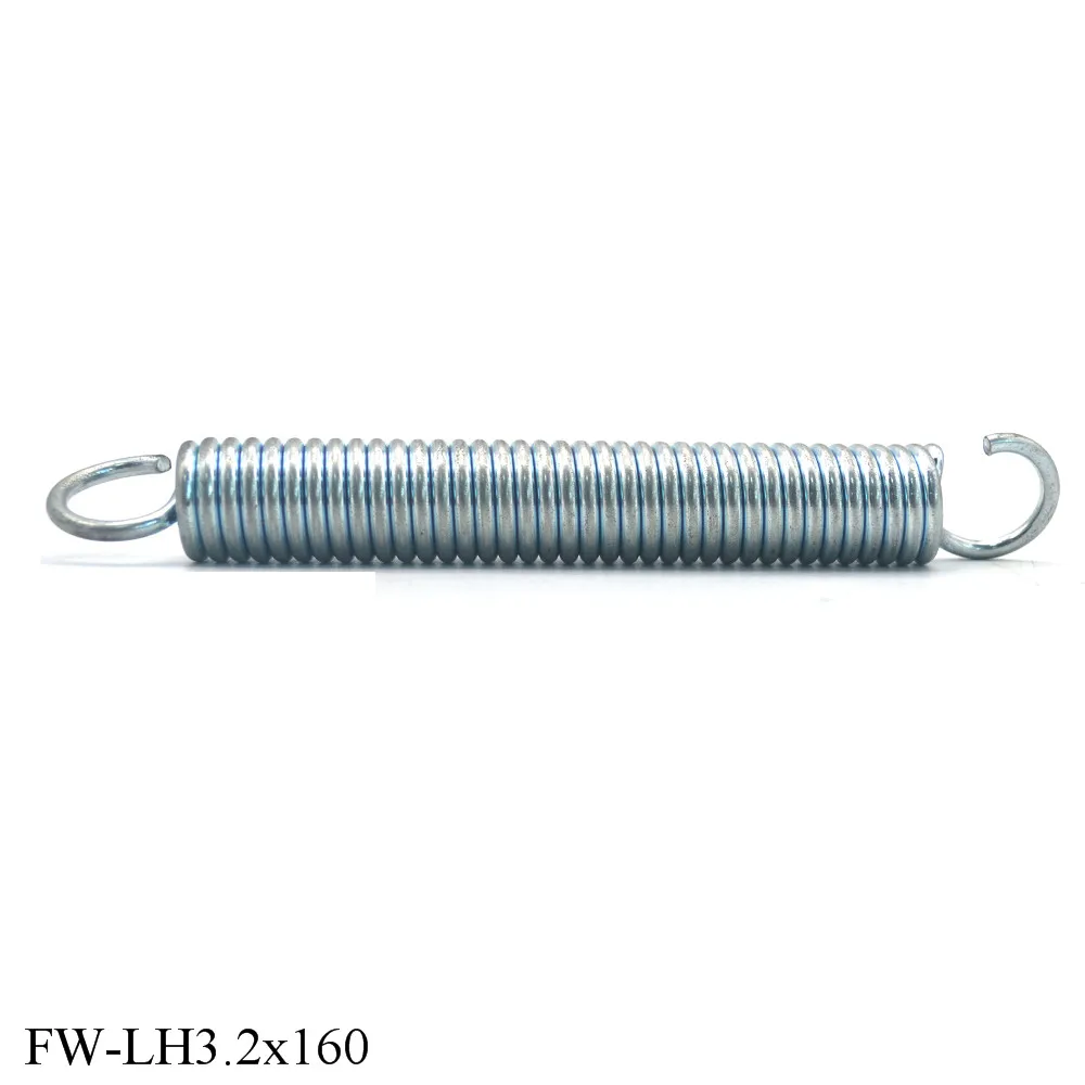 Protection Galvanized Steel  Heavy Duty Extension spring With Hook For  Trampoline