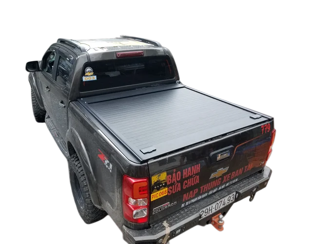 Waterproof security Aluminum rolling rear pickup truck cover