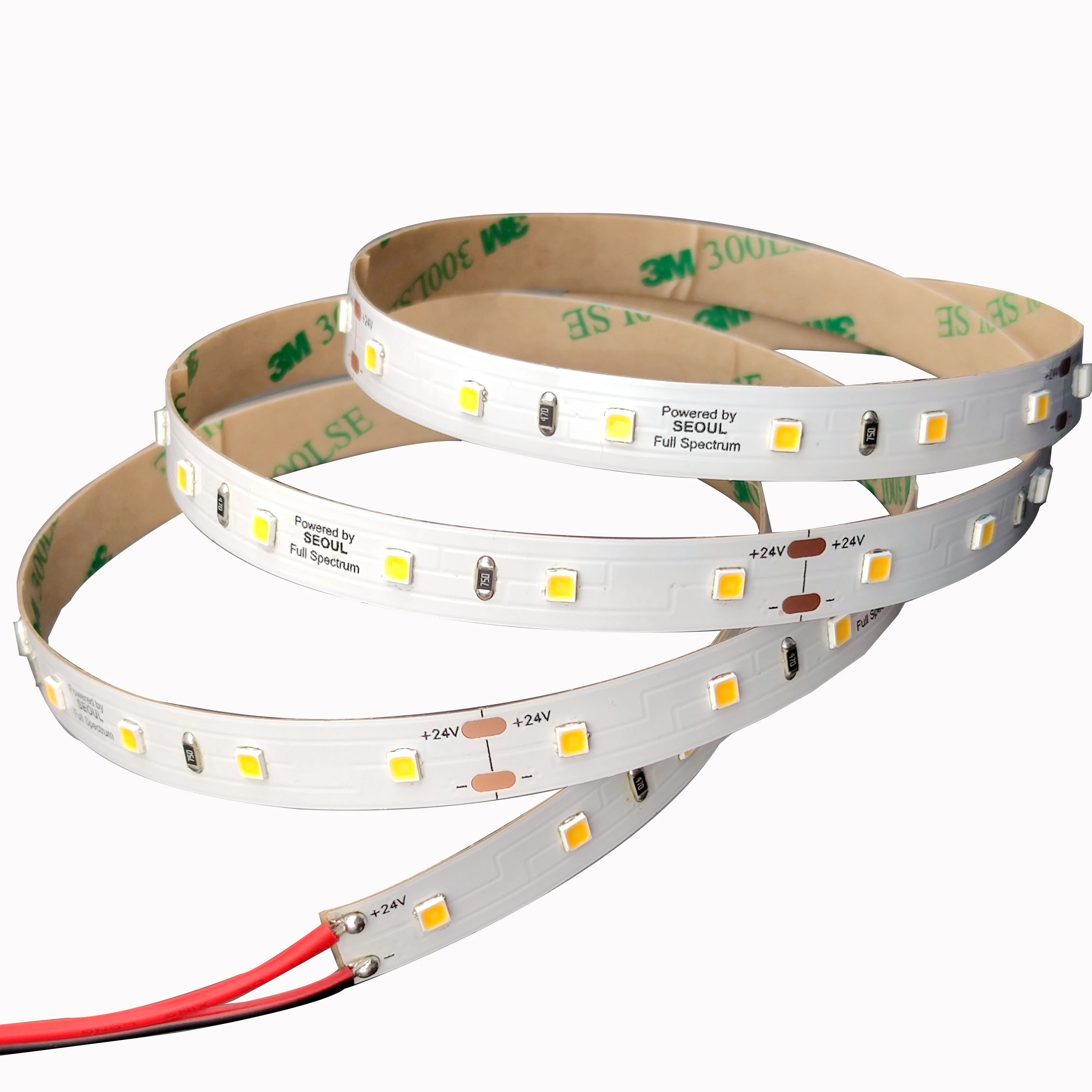 Full spectrum flexible strip LED plant grow light powered by Seoul LED DC24V