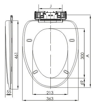 Elongated wc Toilet Seat Bathroom Soft Close Toilet Seat Cover With Soft Close  From Toilet Seat Manufacturer