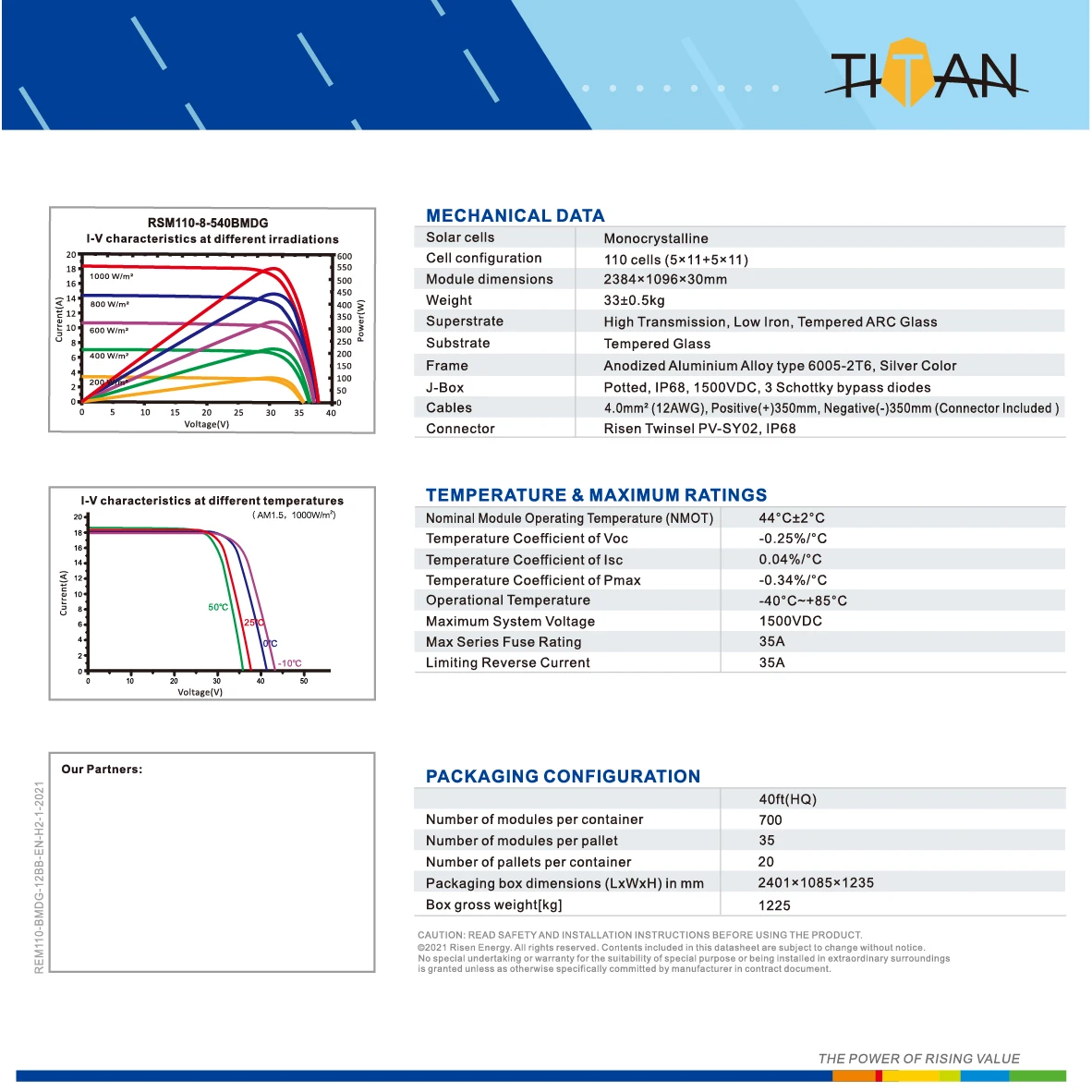 EU warehouse in stock Risen High Quality Bifacial Solar Panel 550w Mono Perc Paneles Solares 550 Watts