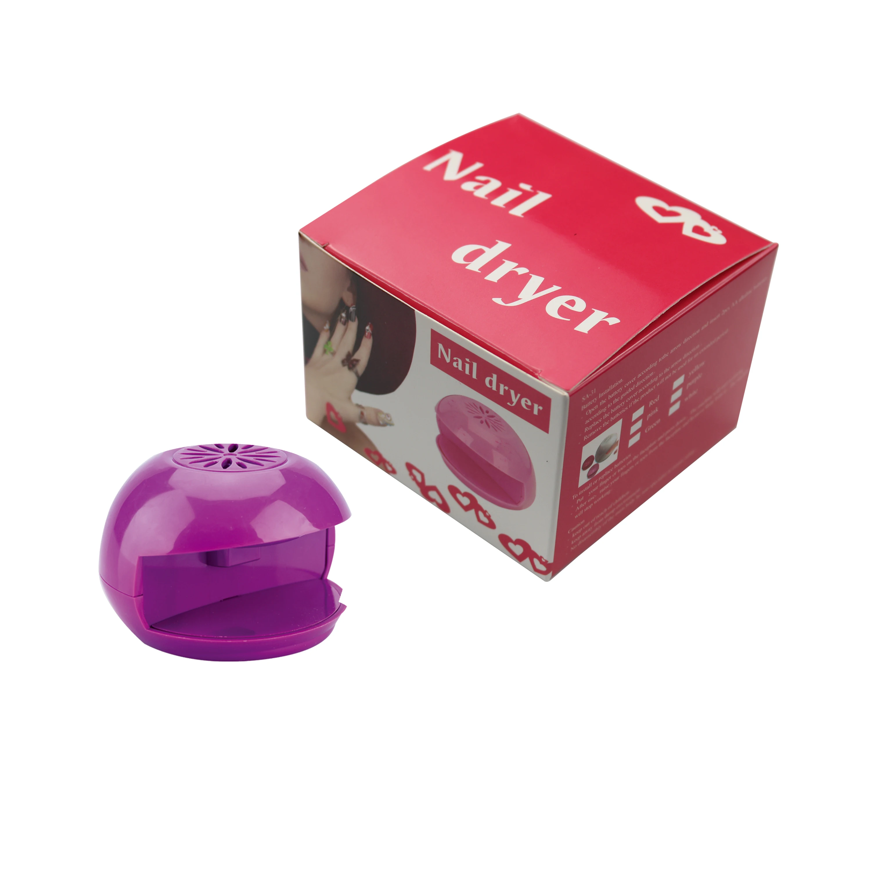 Hot sale salon nail dryer personal nail care tool mini nail drying fan