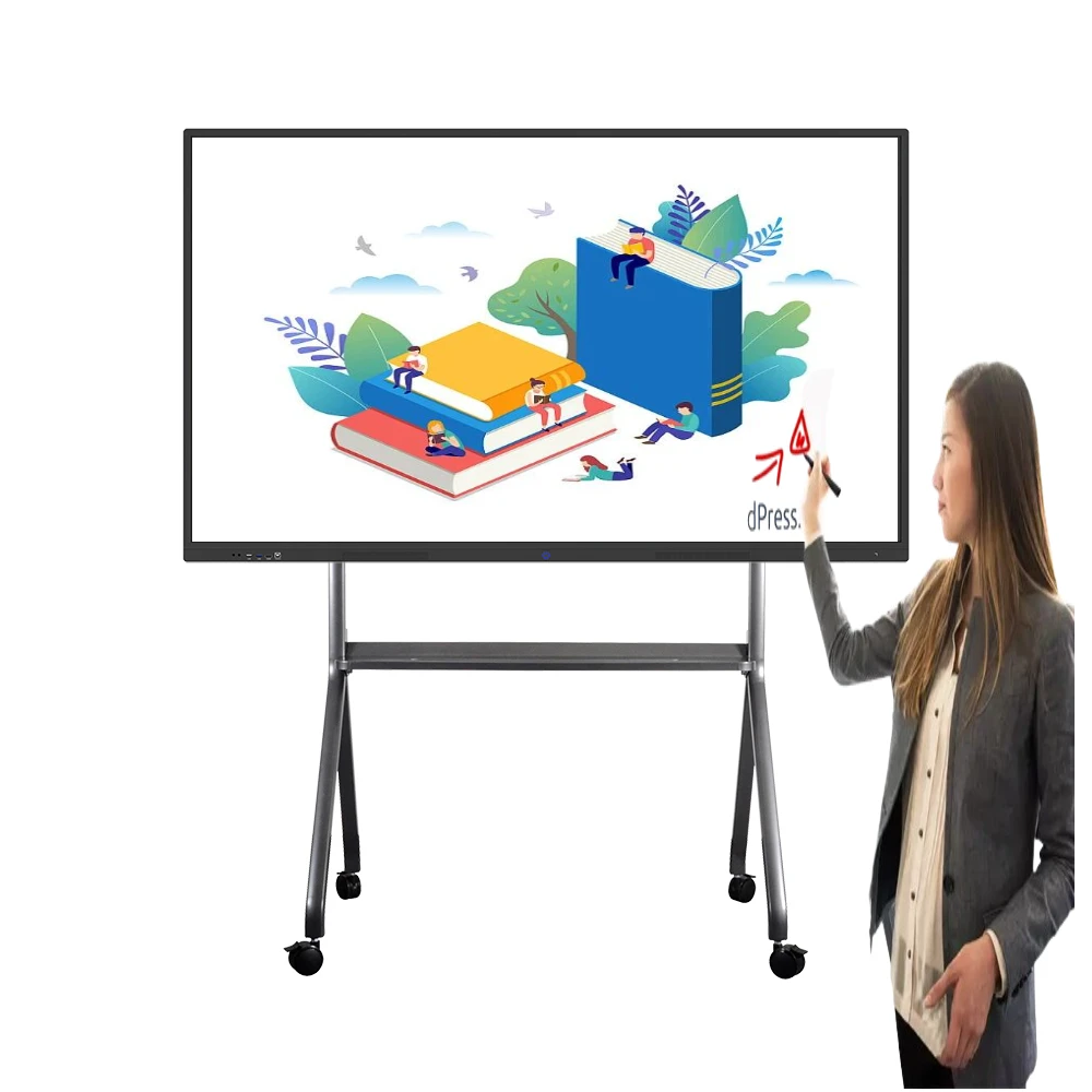 Original Factory Made In China 65 Inch 4K LCD Multi Touch Interactive Smart White Board For School Use