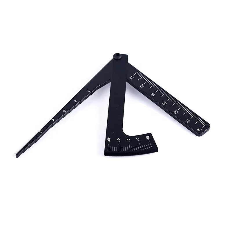 New 3 in 1 RC Scale Adjustable Measurement Wheel Height Rim Camber Gauge Angle Ruler Tool for RC Car Truck