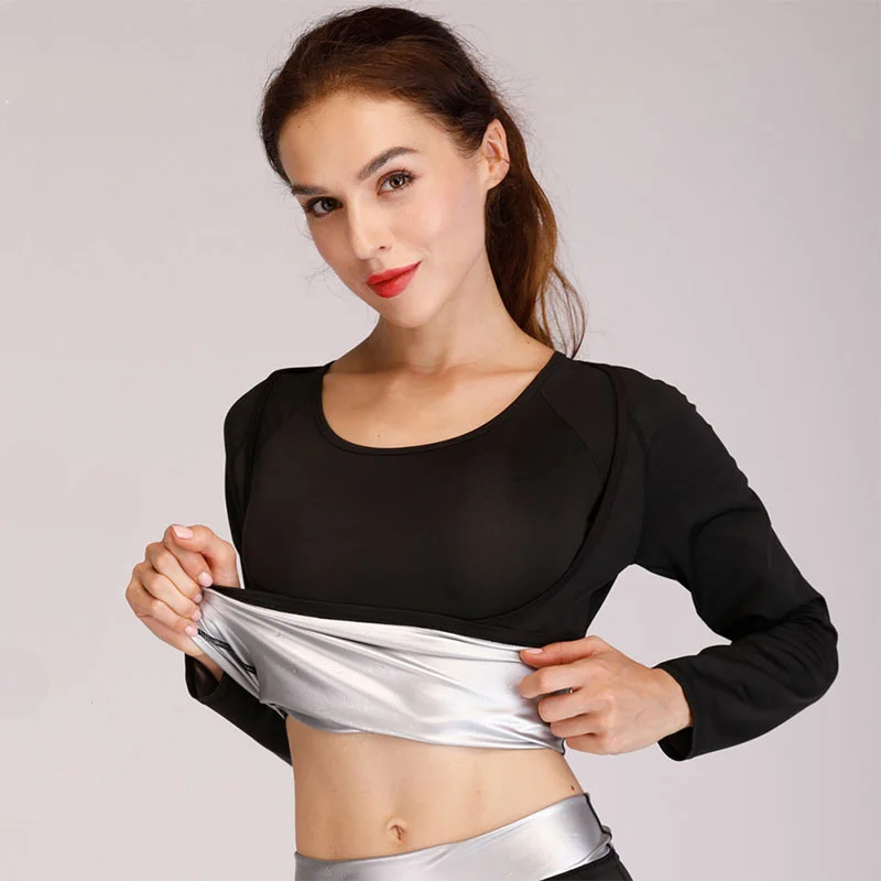 Long sleeve sauna tops