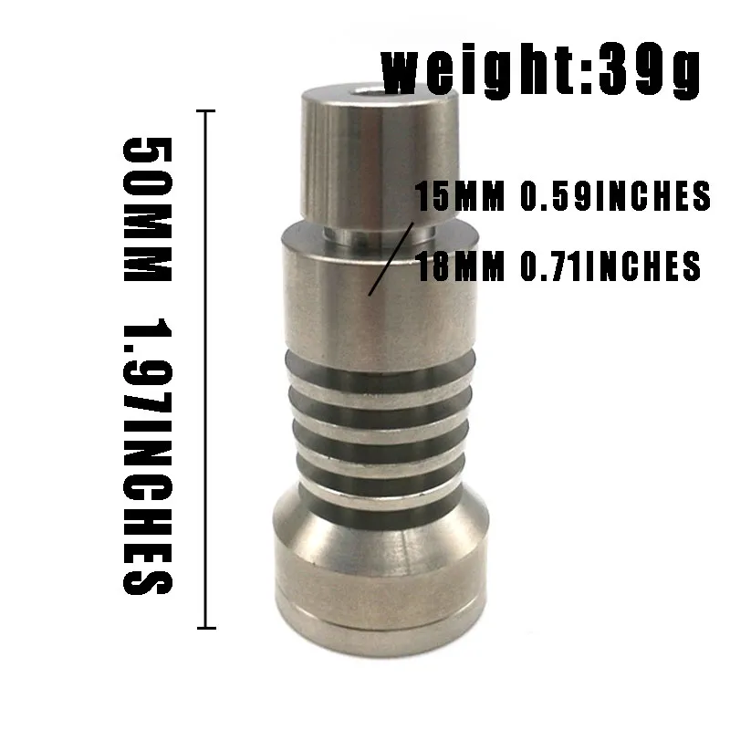 
14mm 18mm Gr2 Titanium Nail Carb Caps Titanium Dabber 4 In 1titanium Nail 