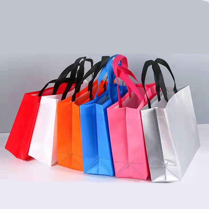 manufacturer eco friendly Customized logo lamination PP non woven cloths bags non-woven shopping bag